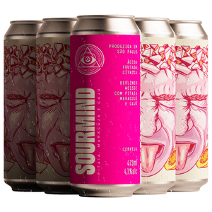 SOURMIND PITAIA, CAJU E MARACUJÁ - 6 LATAS 473ML