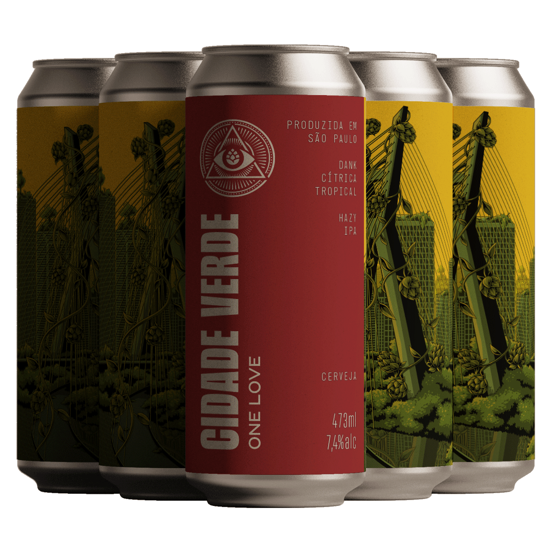 CIDADE VERDE ONE LOVE - 6 LATAS 473ML