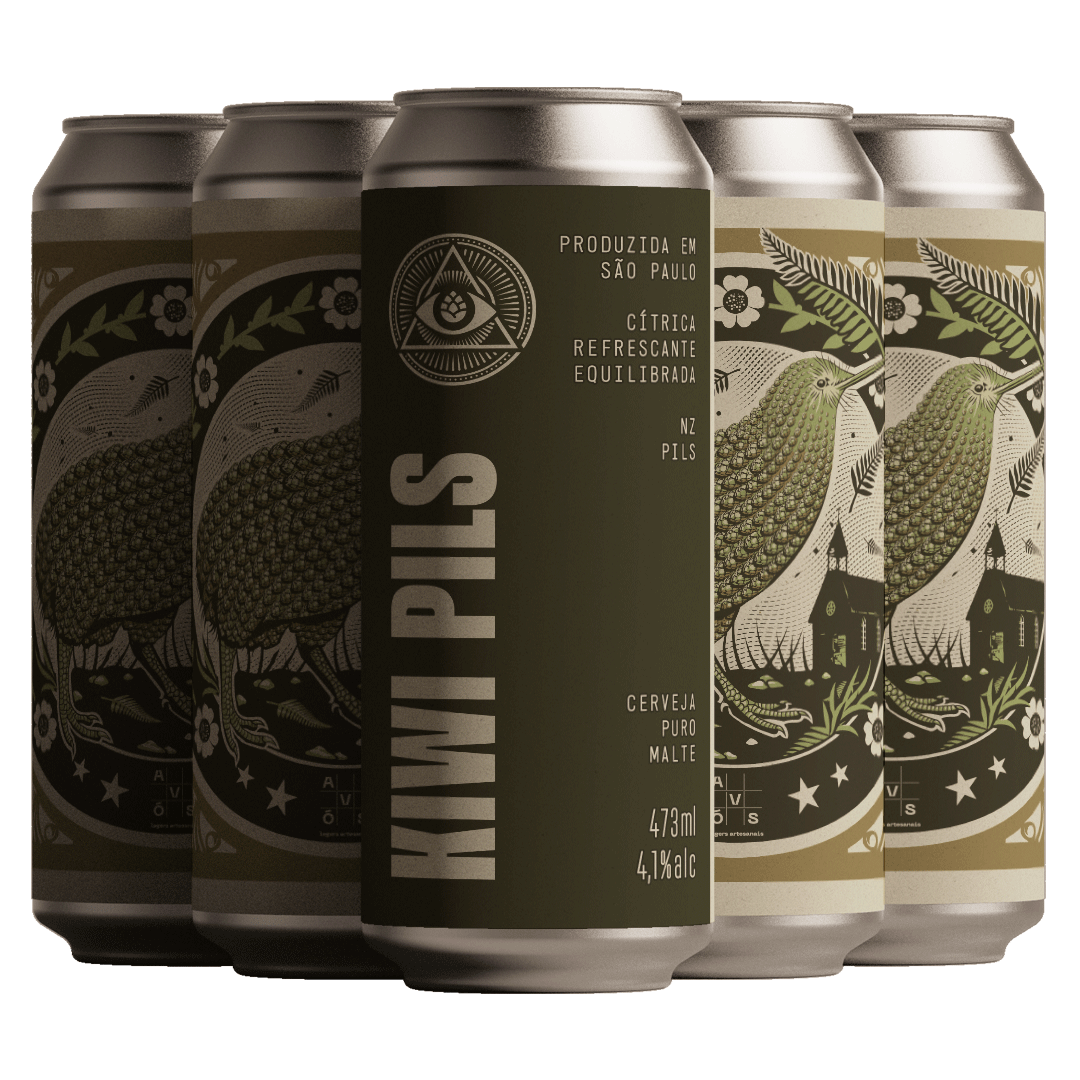 KIWI PILS - 6 LATAS 473ML