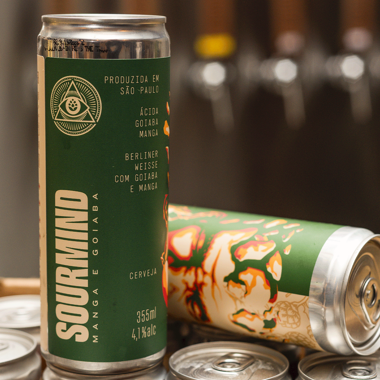 SOURMIND MANGA E GOIABA - 12 LATAS 355ML