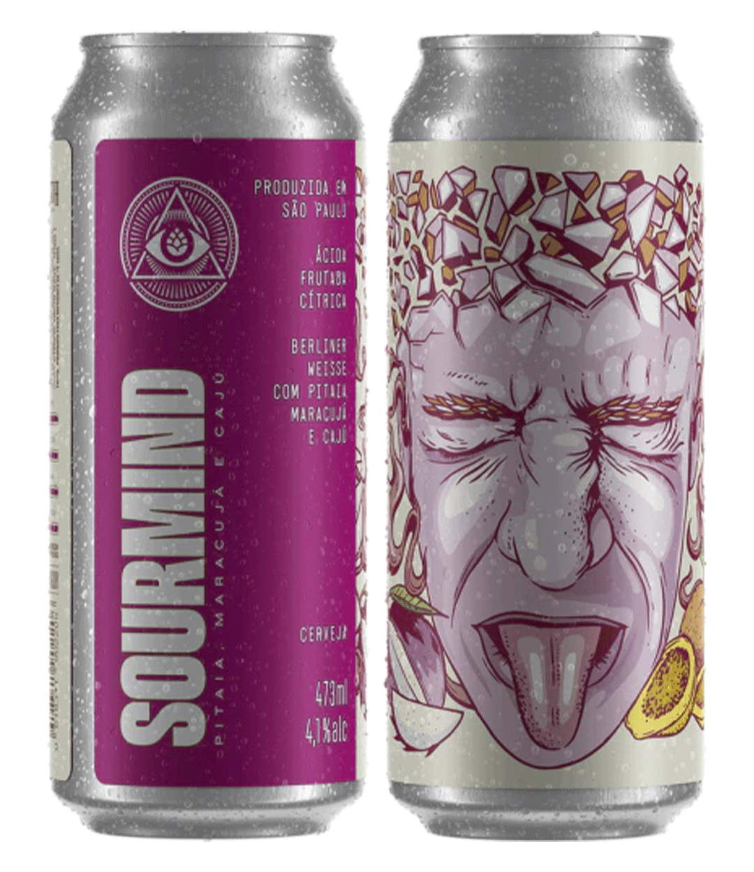 SOURMIND PITAIA, CAJU E MARACUJÁ