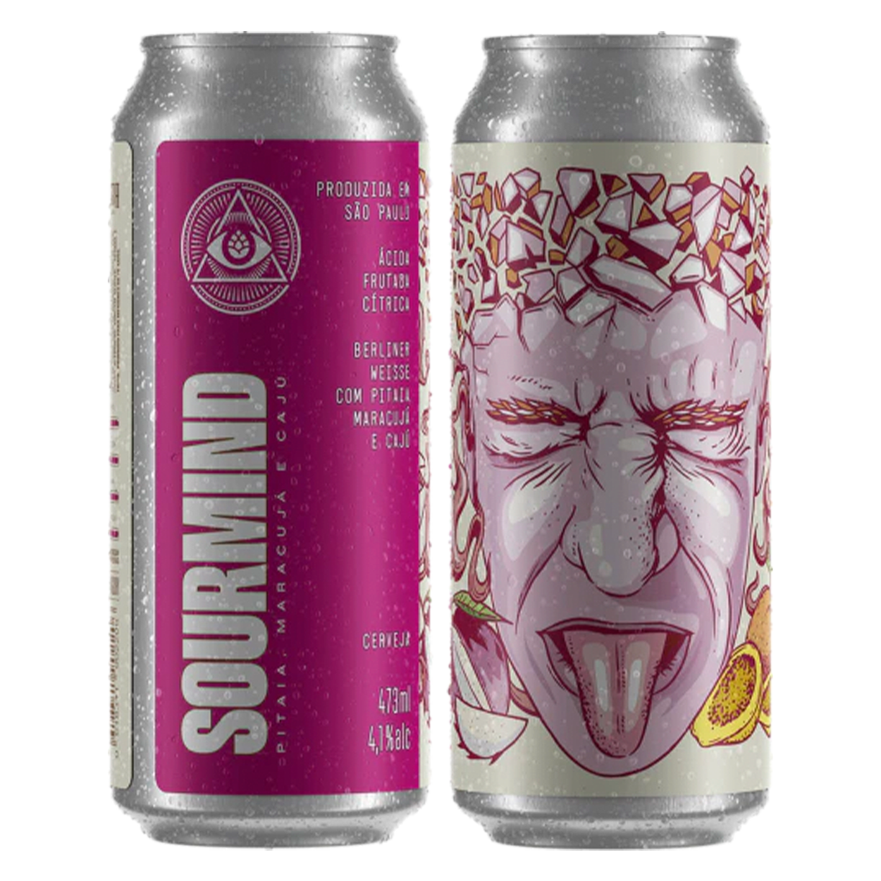 SOURMIND PITAIA, CAJU E MARACUJÁ