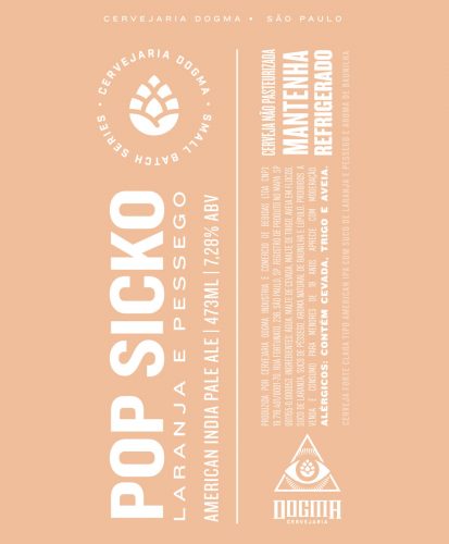 POP SICKO – LARANJA E PÊSSEGO