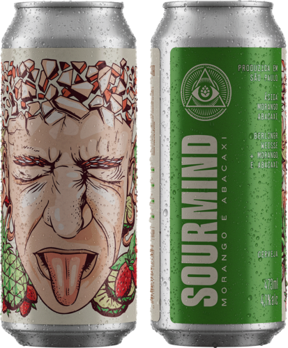 SOURMIND MORANGO E ABACAXI